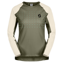 Scott W TEE TRAIL VERTIC PRO LS hay green/cotton white XL - PeakStyle